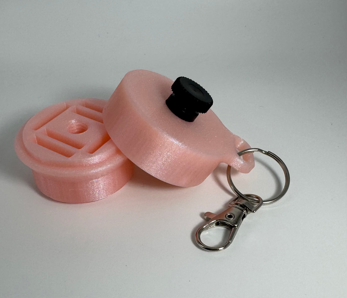 Nintendo Switch game holder keychain- Pink Glitter